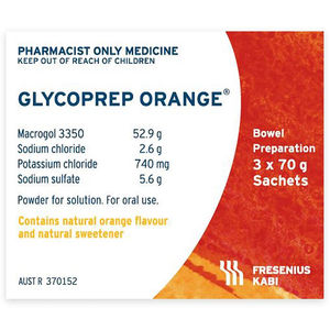 Glycoprep Orange Bowel Preparation - 70g 12 Sachets