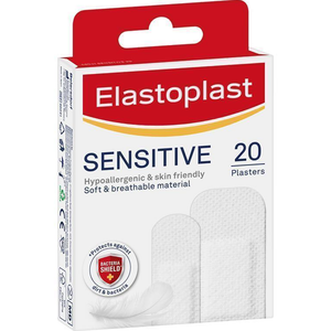 Elastoplast 46041 Sensitive Strips - 20 Assorted Pack