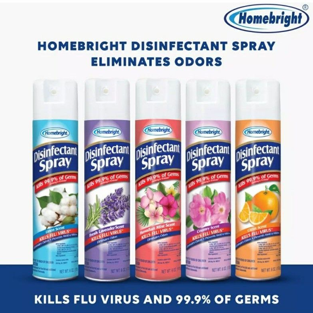 HomeBright Disinfectant Spray Variety - 170g