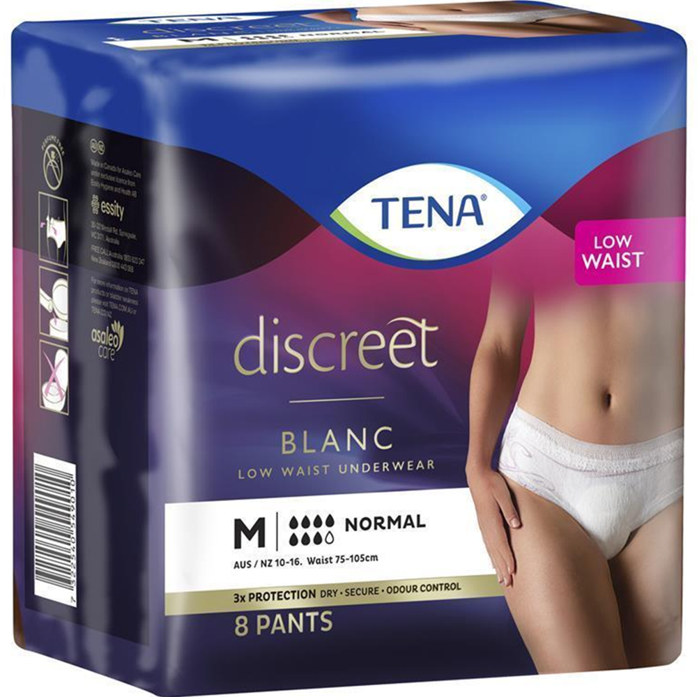 Tena Pants Women Discreet Medium - 8 Pack