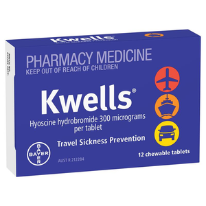 Kwells Adult Travel Sickness Chewable - 12 Tablets