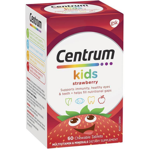 Centrum Kids Multi Vitamin Strawberry - 60 Tablets