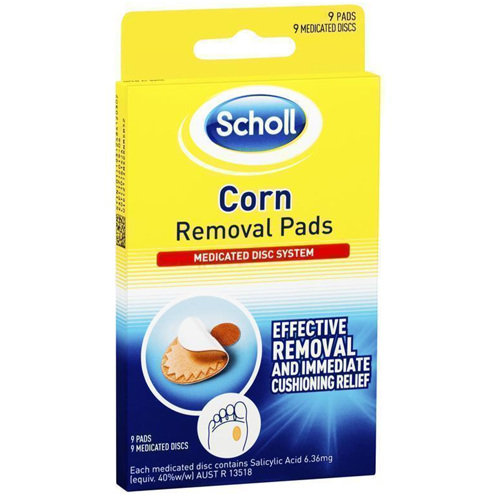 Scholl Corn Removal Medicated Disc Pads System - 9 Pack