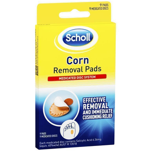 Scholl Corn Removal Medicated Disc Pads System - 9 Pack