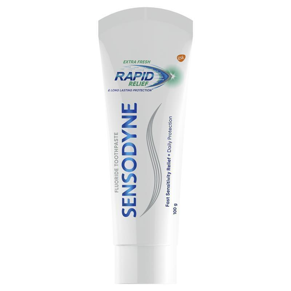 Sensodyne Sensitive Teeth Pain Rapid Relief Extra Fresh Toothpaste - 100g