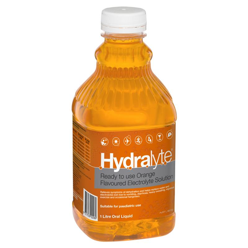 Hydralyte Liquid Orange - 1Litre