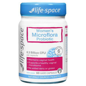 Life-Space Women's Microflora Probiotic - 60 Capsules