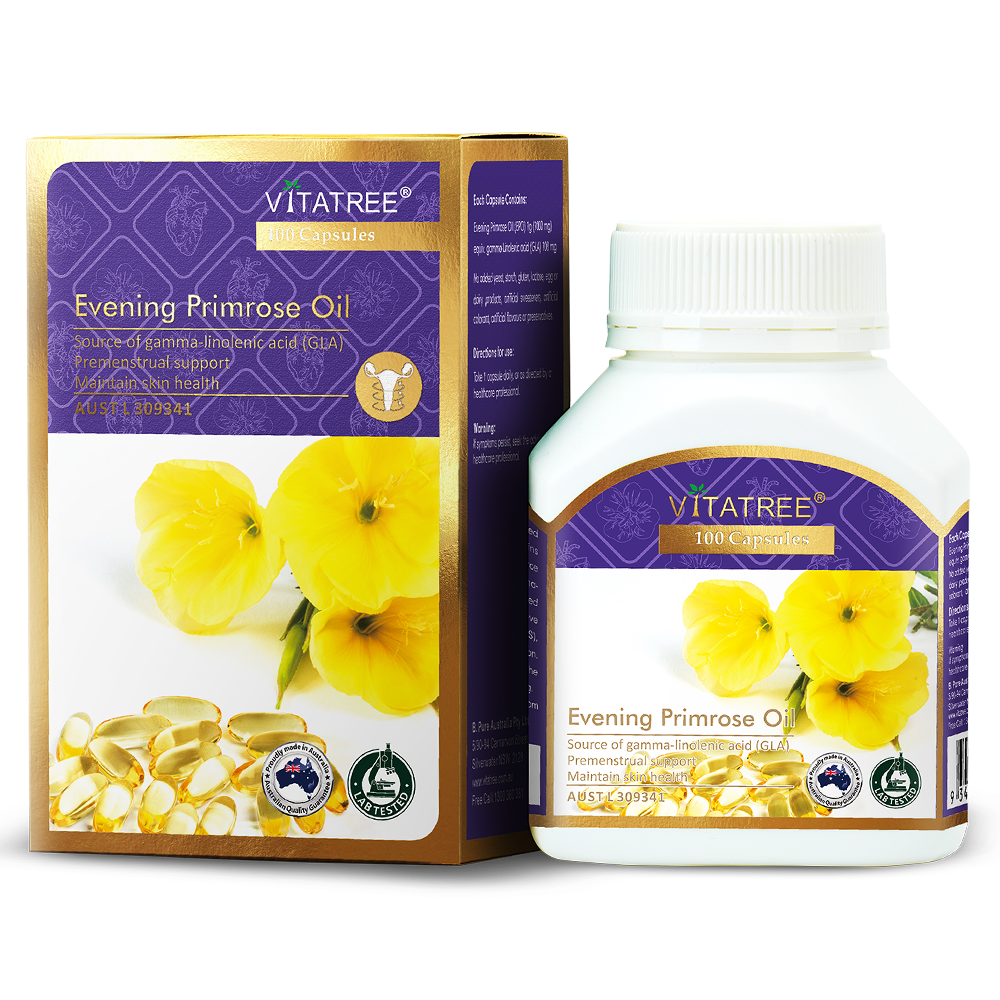 Vitatree Evening Primrose Oil (EPO) - 100 Capsules