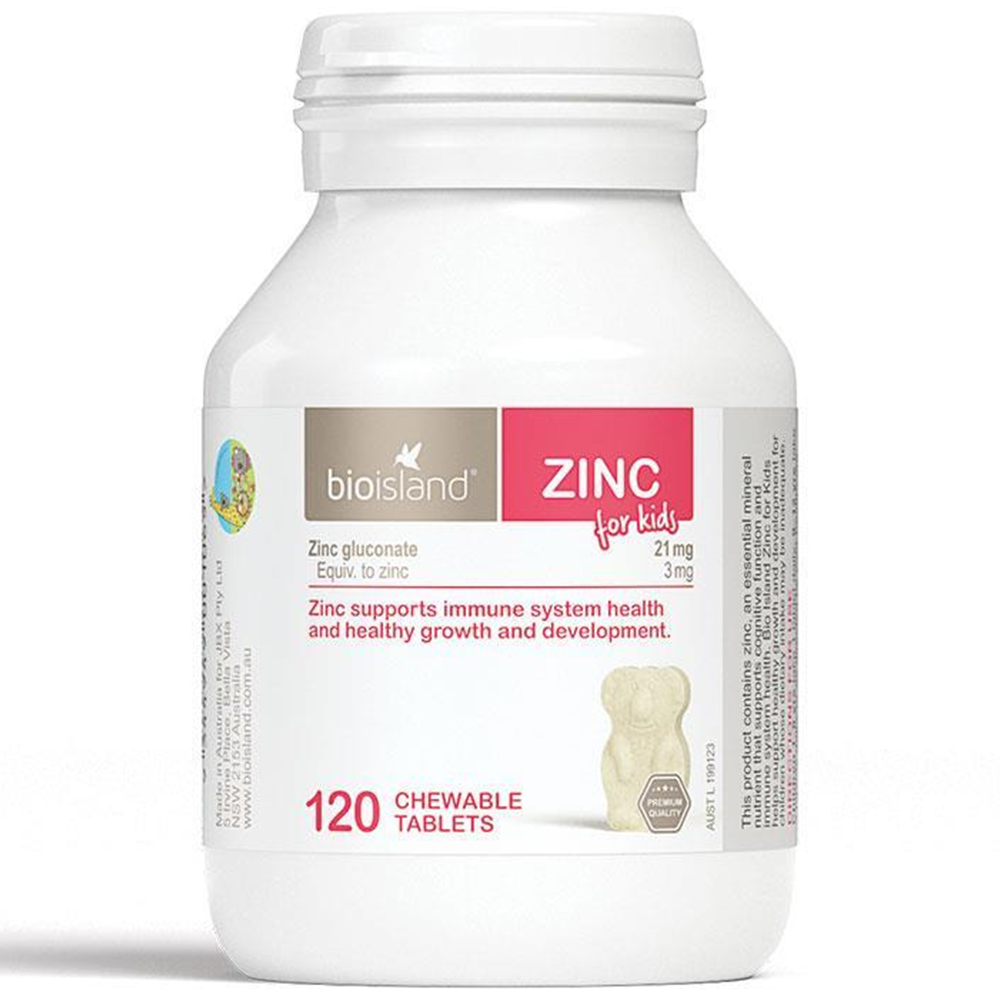 Bio Island Zinc - 120 Chewable Tablets