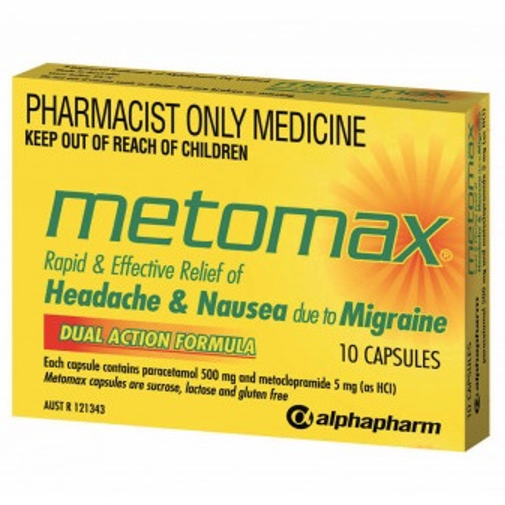 Metomax - 10 Capsules