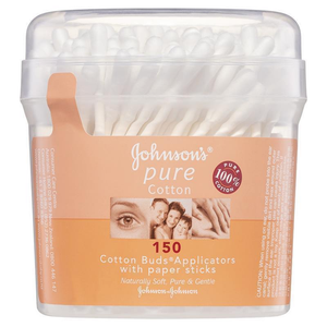 J&J Cotton Buds with Canister - 150 Applicators