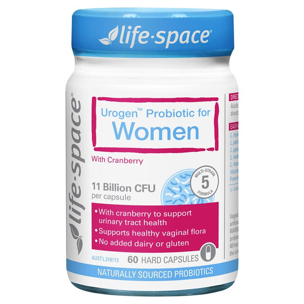 Life Space Urogen Probiotic For Women - 60 Capsules