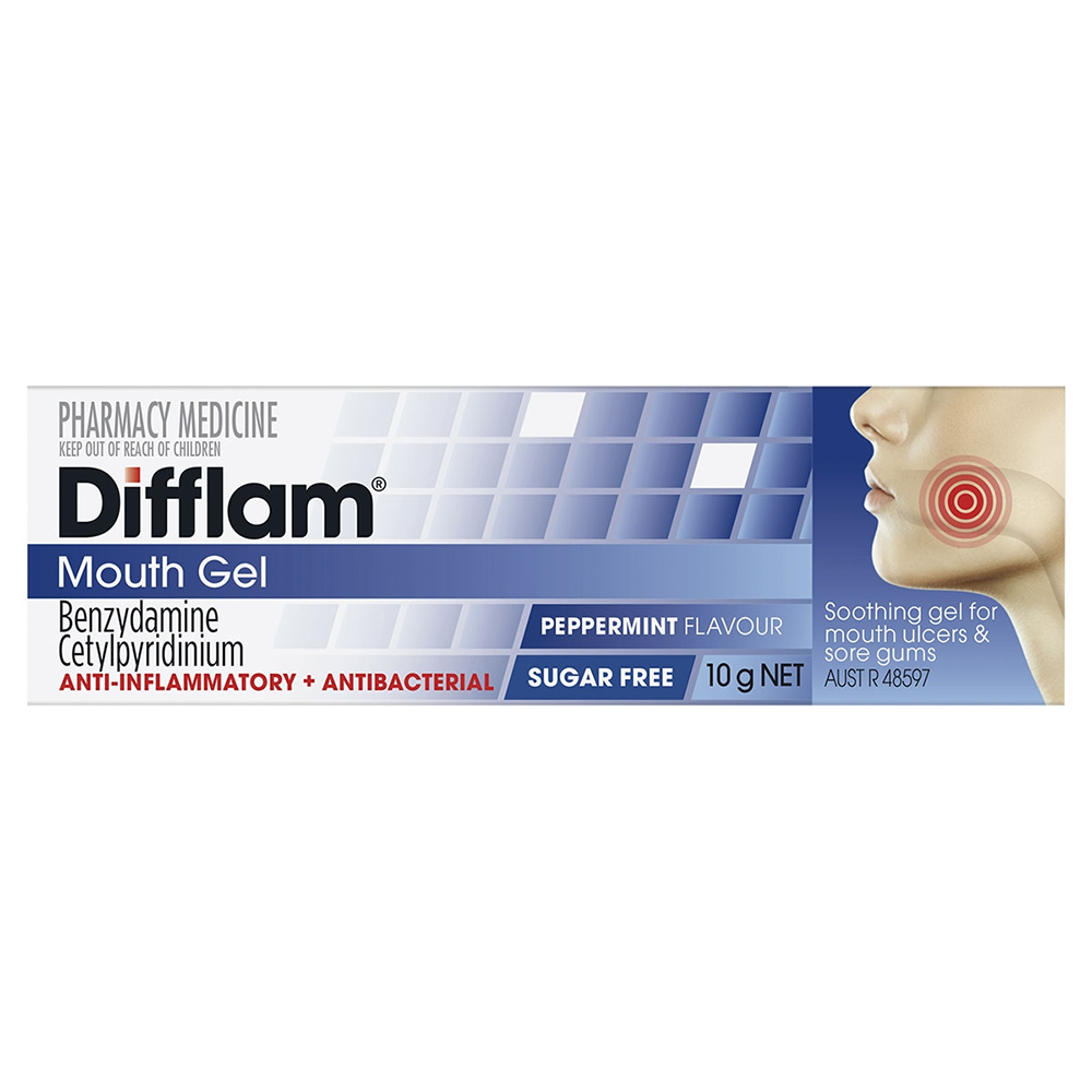 Difflam Anti-Inflammatory & Antibacterial Mouth Gel - 10g