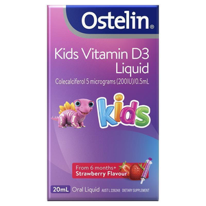 Ostelin Kids Vitamin D Liquid - D3 for Children's Bone Health & Immune Support - 20mL