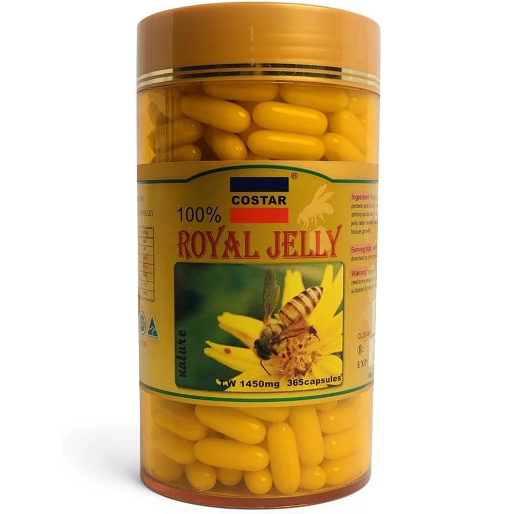 Costar Royal Jelly - 1450mg 365 Capsules