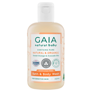 GAIA Natural Baby Bath and Body Wash - 250/500 mL