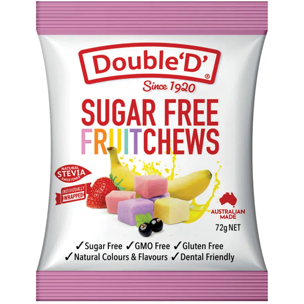 Double ‘D’ Sugar Free Fruit and Chews - 72g