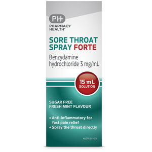 Pharmacy Health Sore Throat Spray Forte - 15mL