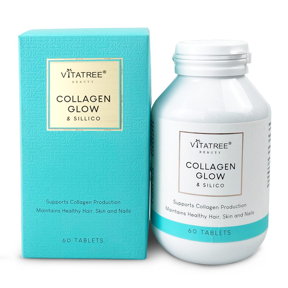 Vitatree Collagen Glow and Silico - 60 Tablets