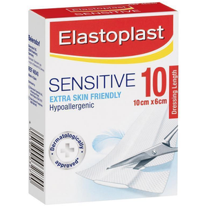 Elastoplast 46040 Sensitive Dressing - 10 Packs 6cm x 10cm