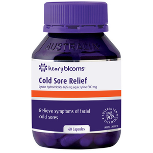 Henry Blooms Cold Sore Relief - 60 Capsules