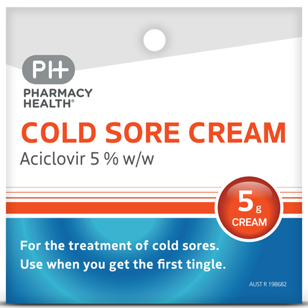 Pharmacy Health Cold Sore Cream - 5g