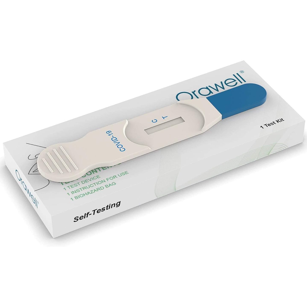 Orawell COVID-19 Antigen Rapid Saliva Test Device Single Test