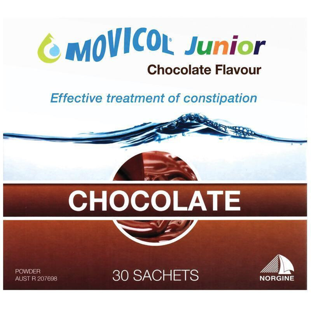 Movicol Junior Chocolate Flavour - 30 Sachets