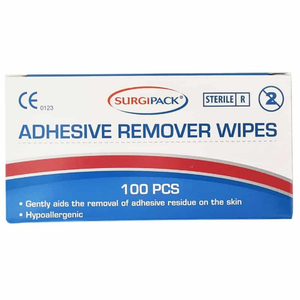 SurgiPack Adhesive Remover Wipes - 100 Pack