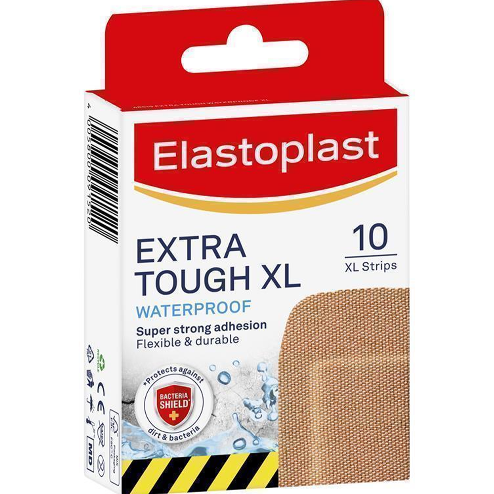 Elastoplast Heavy Fabric Waterproof XL - 10 Strips