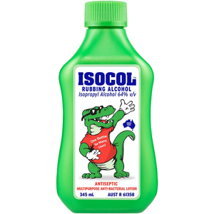 Isocol Antiseptic Rubbing Alcohol Lotion - 345mL