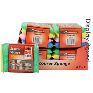 Redback Scourer Sponge - 4Pack