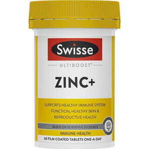 Swisse Ultiboost Zinc+ - 60 Tablets