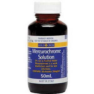 Gold Cross Mercurochrome 2% - 50mL