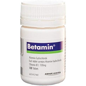 Betamin Thiamine Hydrochloride - 100 Tablets