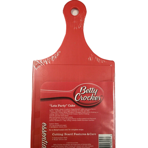 Betty Crocker Plastic Cutting Chopping Board for Kitchen Baking Cooking