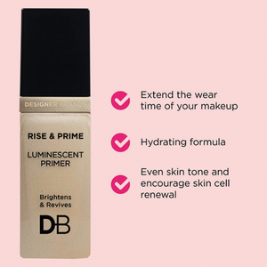 Designer Brands Rise & Prime Luminescent Primer - 30mL