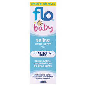 FLO Baby Saline Nasal Spray - 15mL