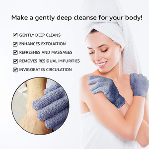 Evridwear Exfoliating Glove for Shower Men and Women