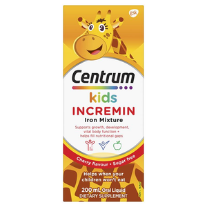 Centrum Kids Incremin Iron Mixture Cherry Flavour - 200mL