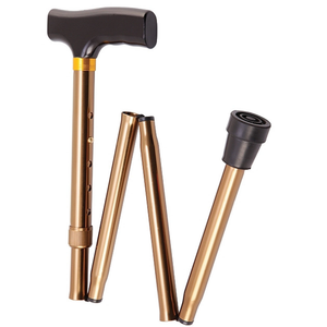 Making Life Easier Walking Cane Folding - Black/Bronze