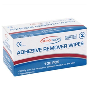 SurgiPack Adhesive Remover Wipes - 100 Pack