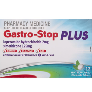 GastroStop Plus Chewable - 12 Tablets