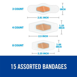 Nexcare™ Max Hold Waterproof Bandages Assorted - 15 Count