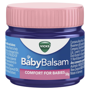 Vicks Baby Balsam Decongestant Chest Rub - 50g