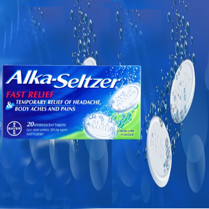 Alka-Seltzer Lemon-Lime Effervescent - 20 Tablets