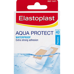 Elastoplast 11471 Aqua Protect Waterproof Plasters - 40 Strips