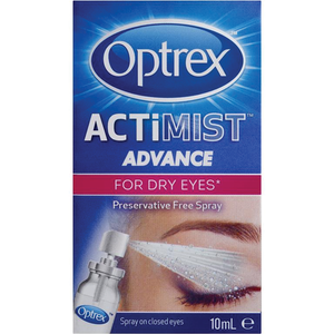 Optrex Advance Actimist Preservative Free Dry Eye Spray - 10mL