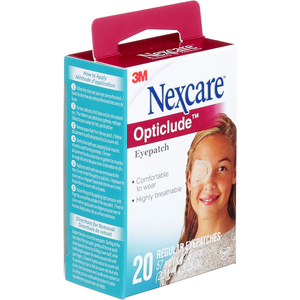 Nexcare Opticlude Orthoptic Eye Patches Regular Size - 20 Pack