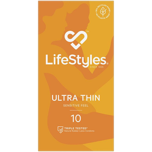 LifeStyles Condoms Ultra Thin - 10 Pack